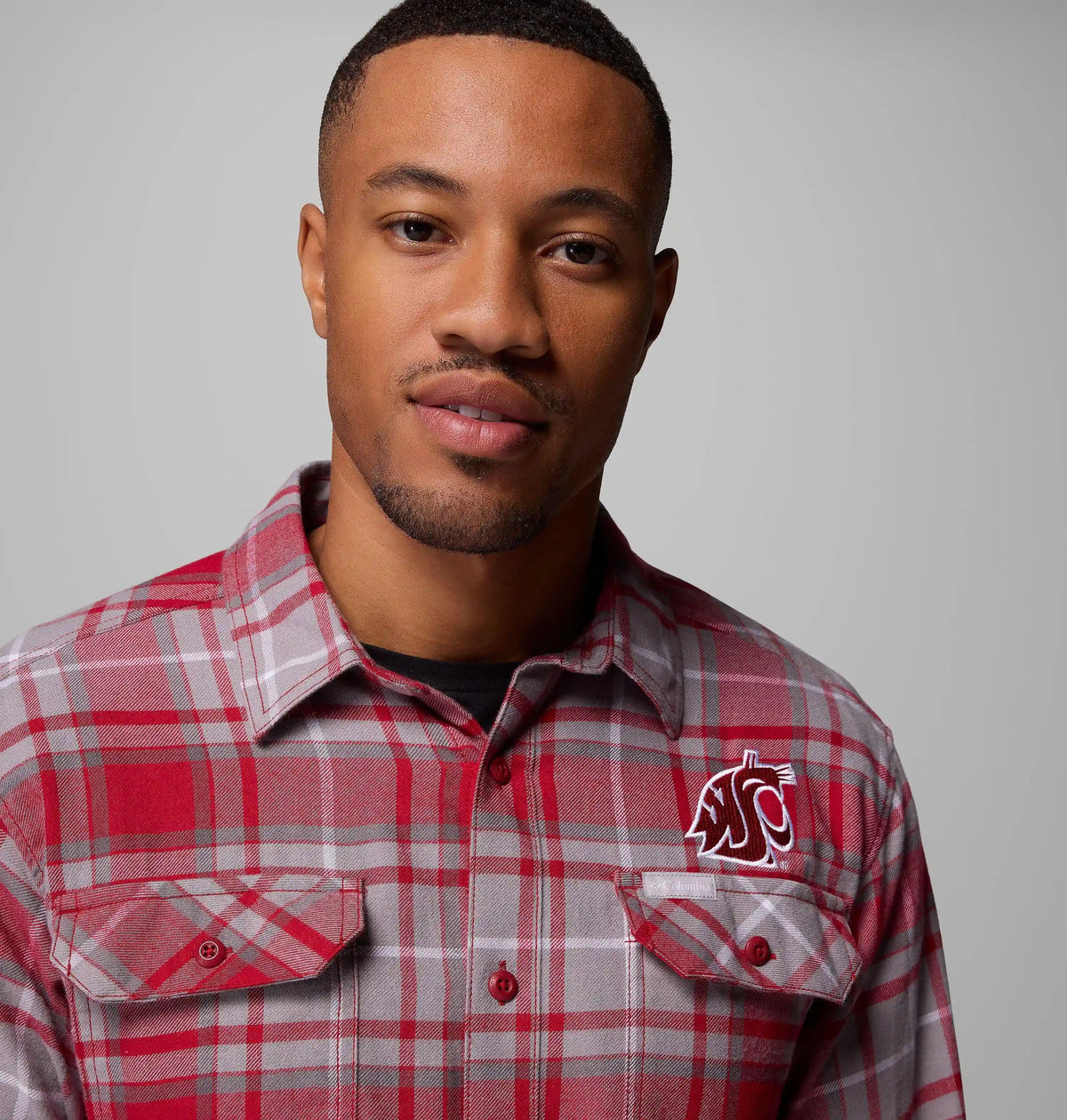 Men's Collegiate Flare Gun Flannel Long Sleeve Shirt - Washington State