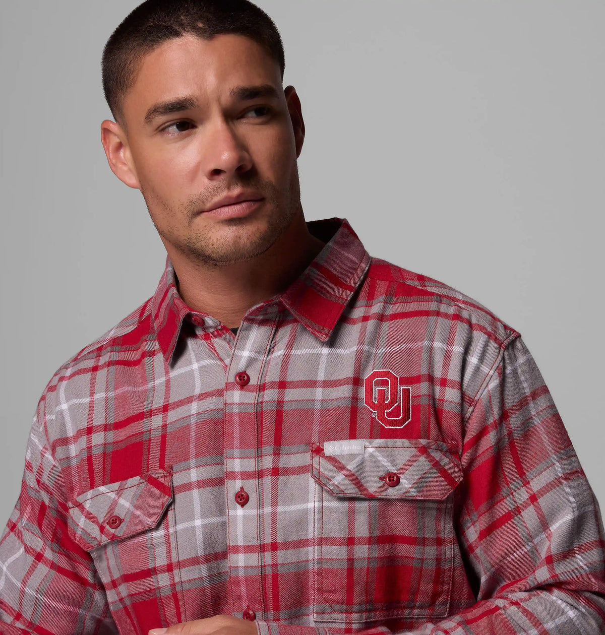 Men's Collegiate Flare Gun Flannel Long Sleeve Shirt - Oklahoma