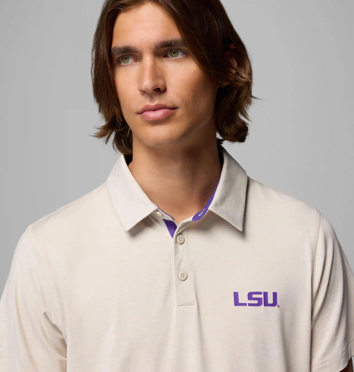 Men's Collegiate Tech Trail Polo - LSU