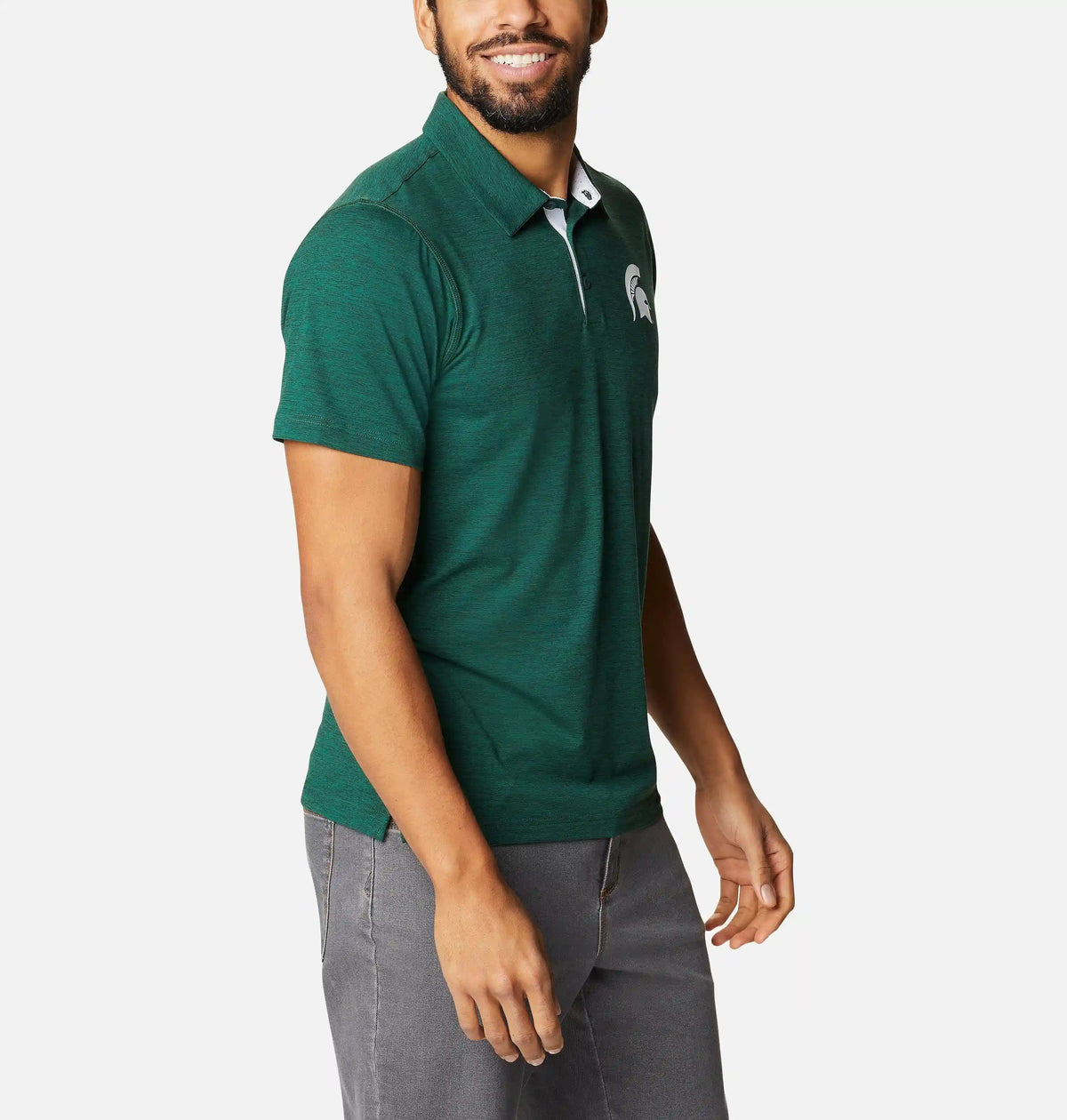 Men's Collegiate Tech Trail Polo - Michigan State