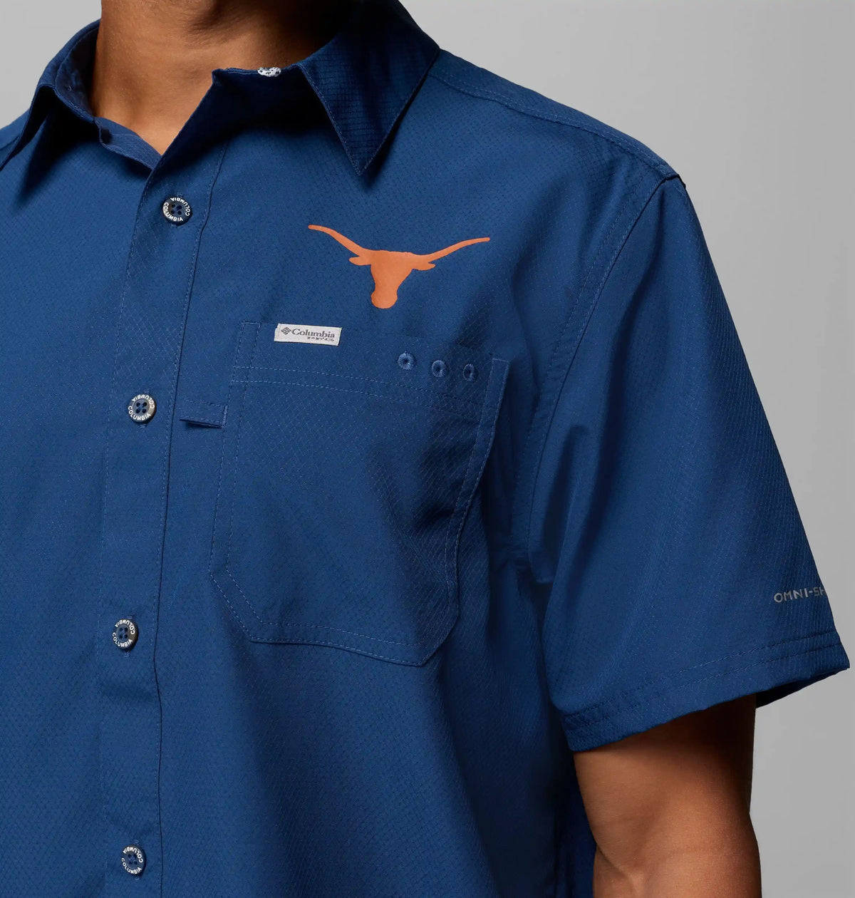 Men's Collegiate PFG Slack Tide Camp Shirt - Texas