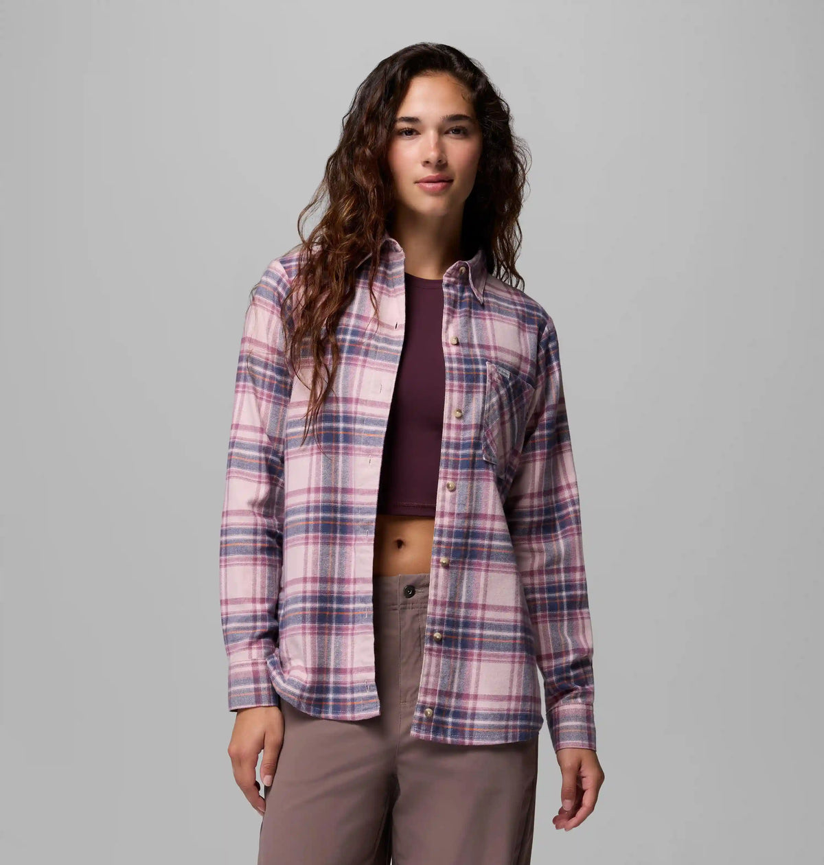 Women's Calico Basin Flannel Long Sleeve Shirt