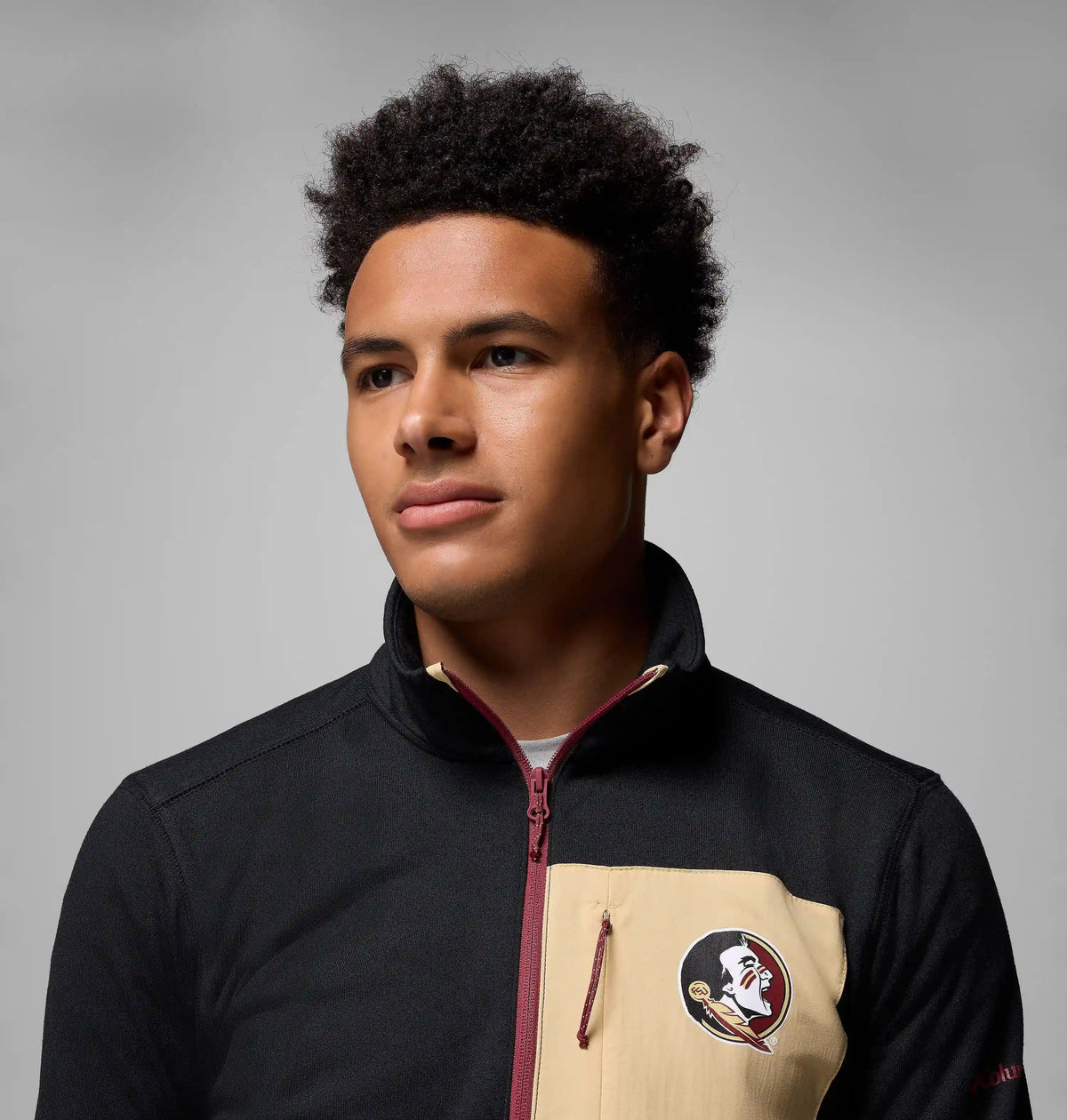 Men's Collegiate Columbia Hike Half Zip Jacket - Florida State