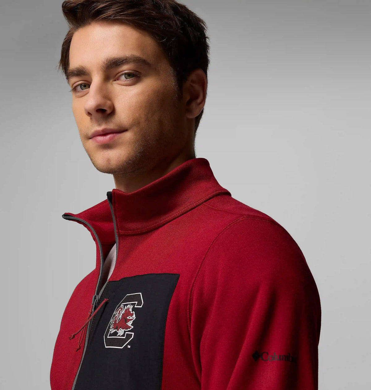 Men's Collegiate Columbia Hike Half Zip Jacket - South Carolina