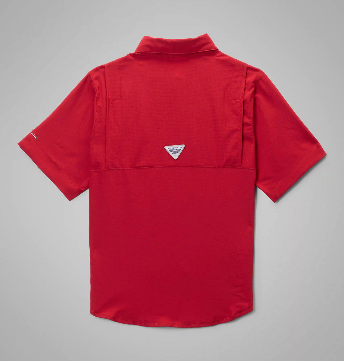 Kids' Collegiate PFG Tamiami Short Sleeve Shirt - Arkansas