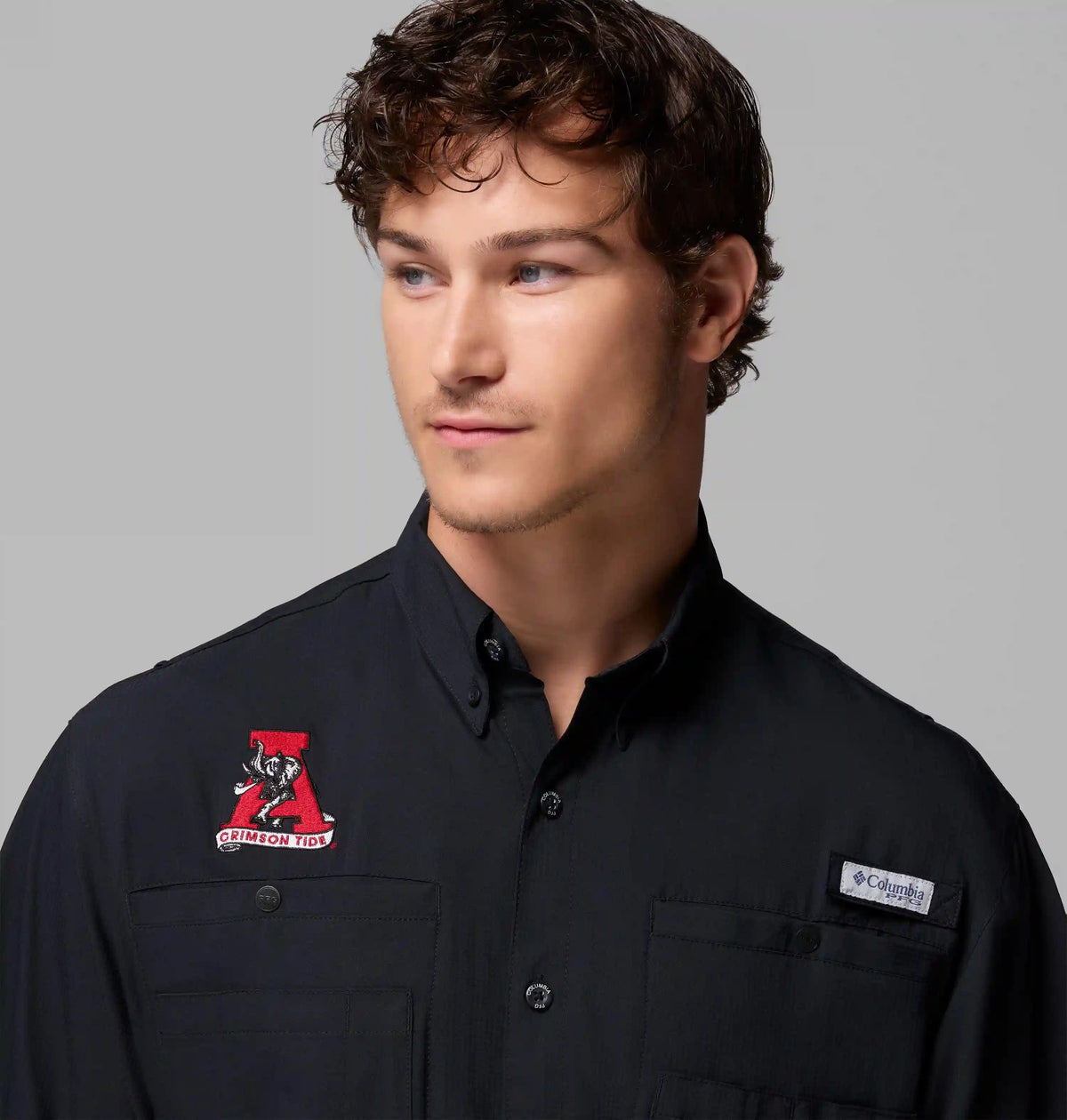 Men's Collegiate PFG Tamiami Short Sleeve Shirt - Alabama