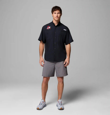 Men's Collegiate PFG Tamiami Short Sleeve Shirt - Arkansas