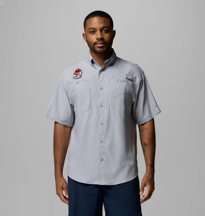 Men's Collegiate PFG Tamiami Short Sleeve Shirt - Georgia