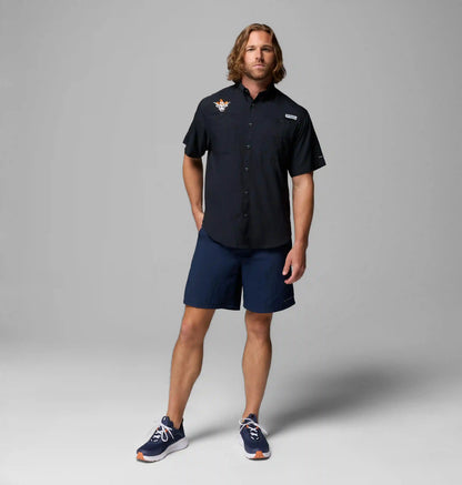 Men's Collegiate PFG Tamiami Short Sleeve Shirt - Texas
