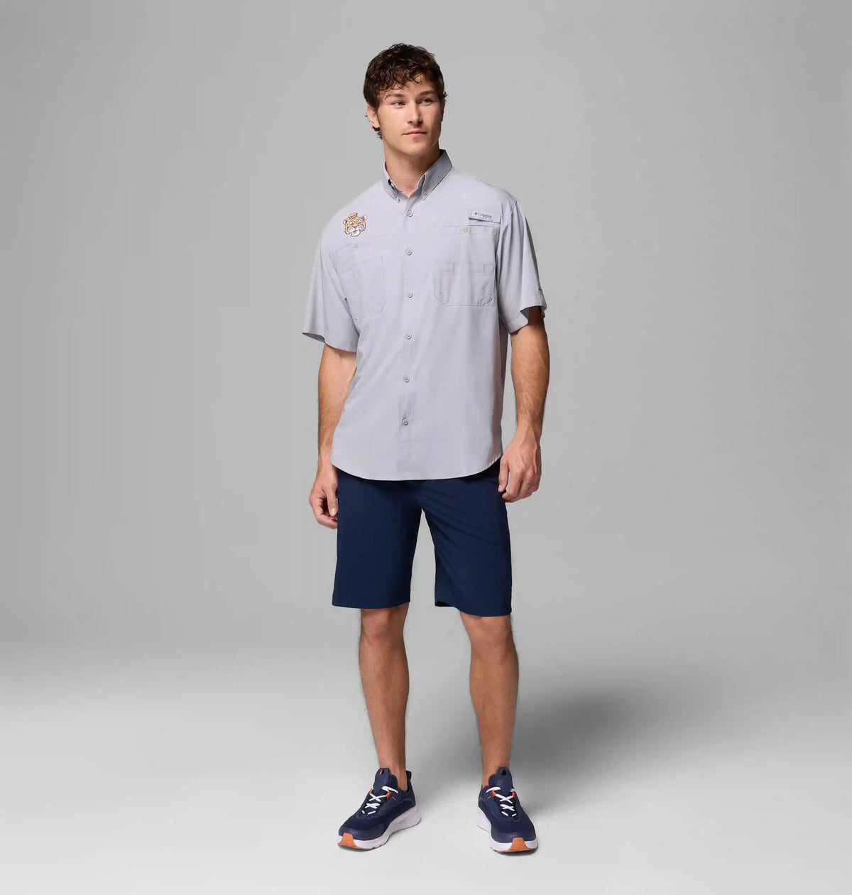 Men's Collegiate PFG Tamiami Short Sleeve Shirt - LSU
