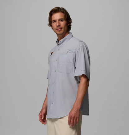 Men's Collegiate PFG Tamiami Short Sleeve Shirt - Texas