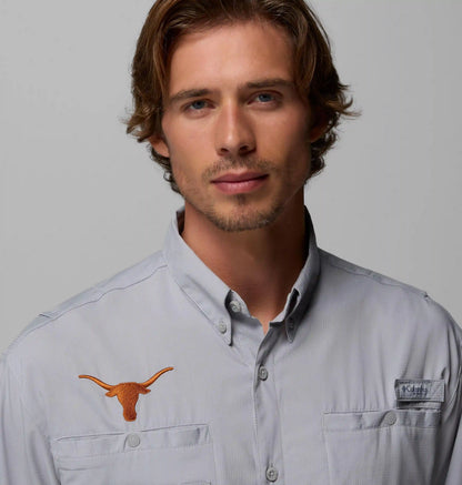 Men's Collegiate PFG Tamiami Short Sleeve Shirt - Texas