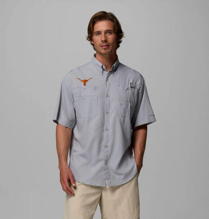 Men's Collegiate PFG Tamiami Short Sleeve Shirt - Texas