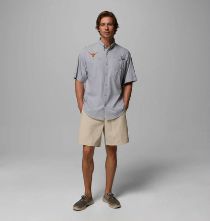 Men's Collegiate PFG Tamiami Short Sleeve Shirt - Texas