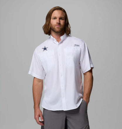 Men's PFG Tamiami Short Sleeve Shirt - Dallas Cowboys