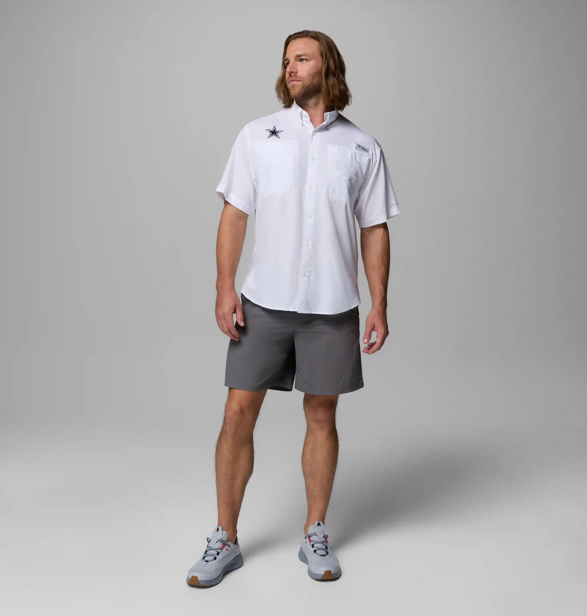 Men's PFG Tamiami Short Sleeve Shirt - Dallas Cowboys
