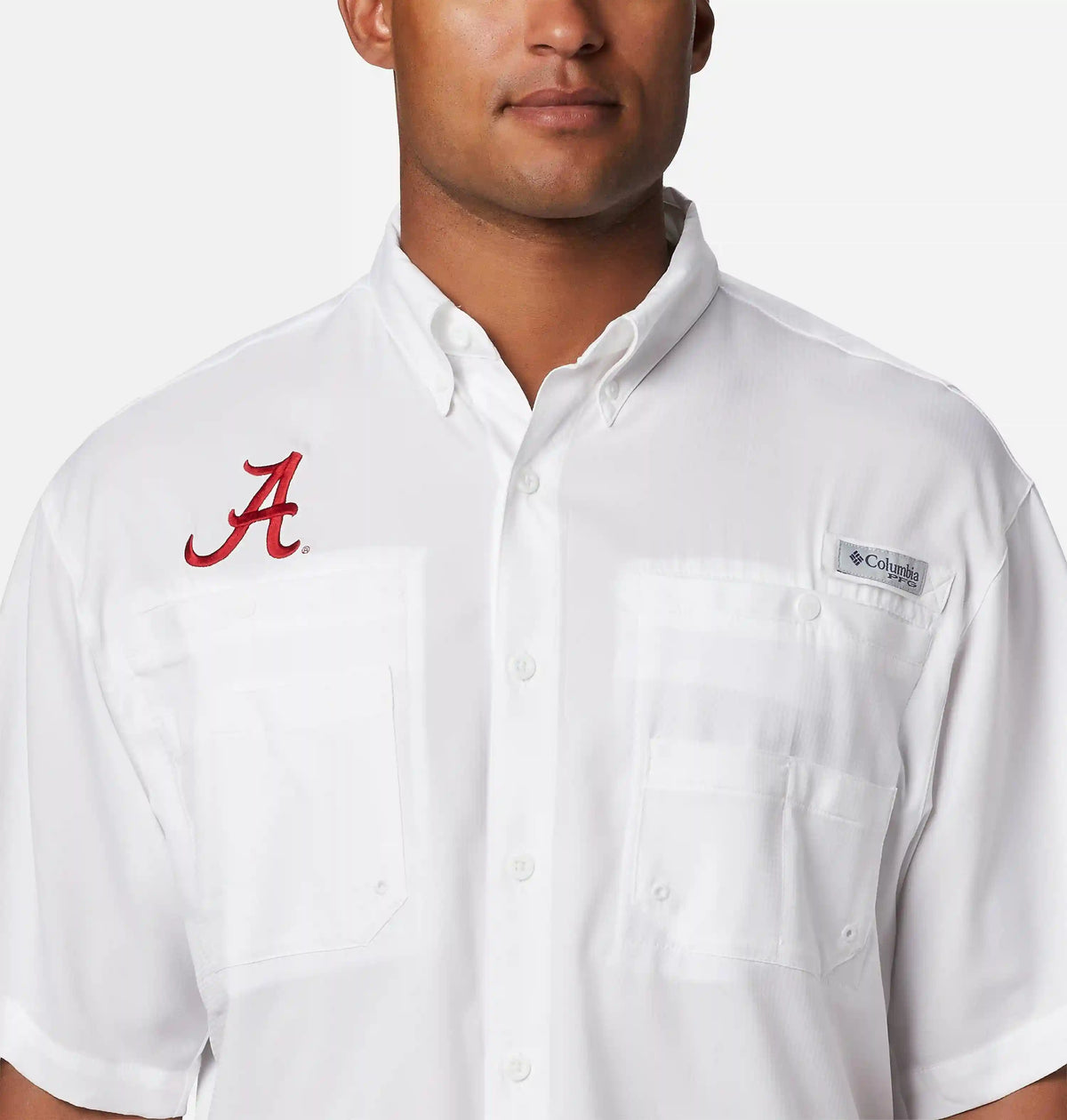 Men's Collegiate PFG Tamiami Short Sleeve Shirt - Alabama
