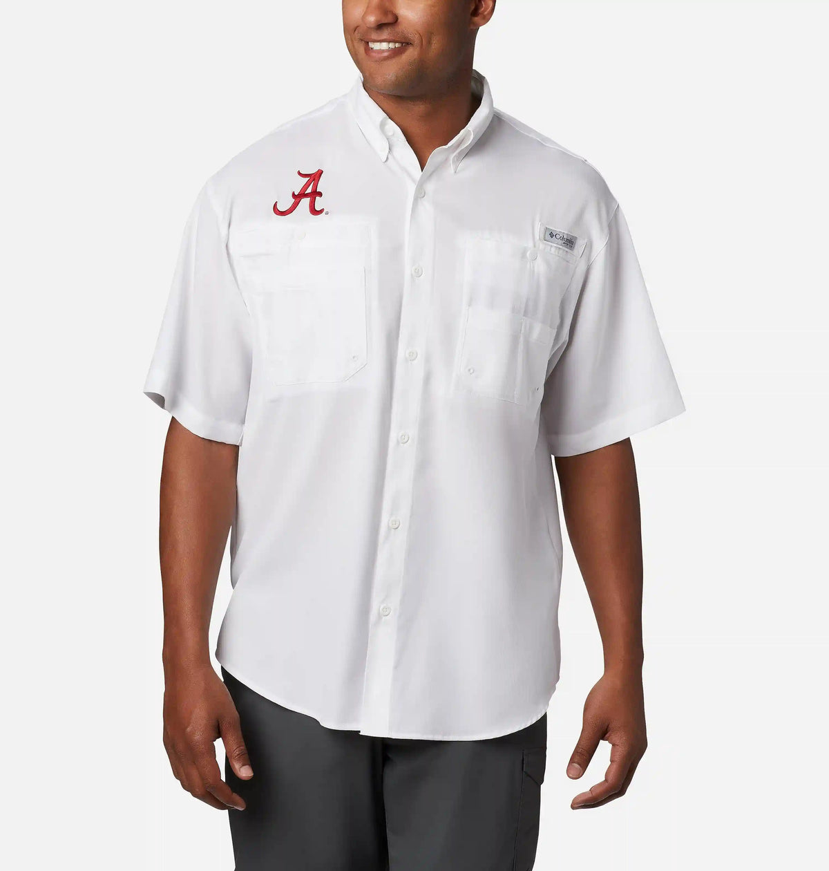 Men's Collegiate PFG Tamiami Short Sleeve Shirt - Alabama