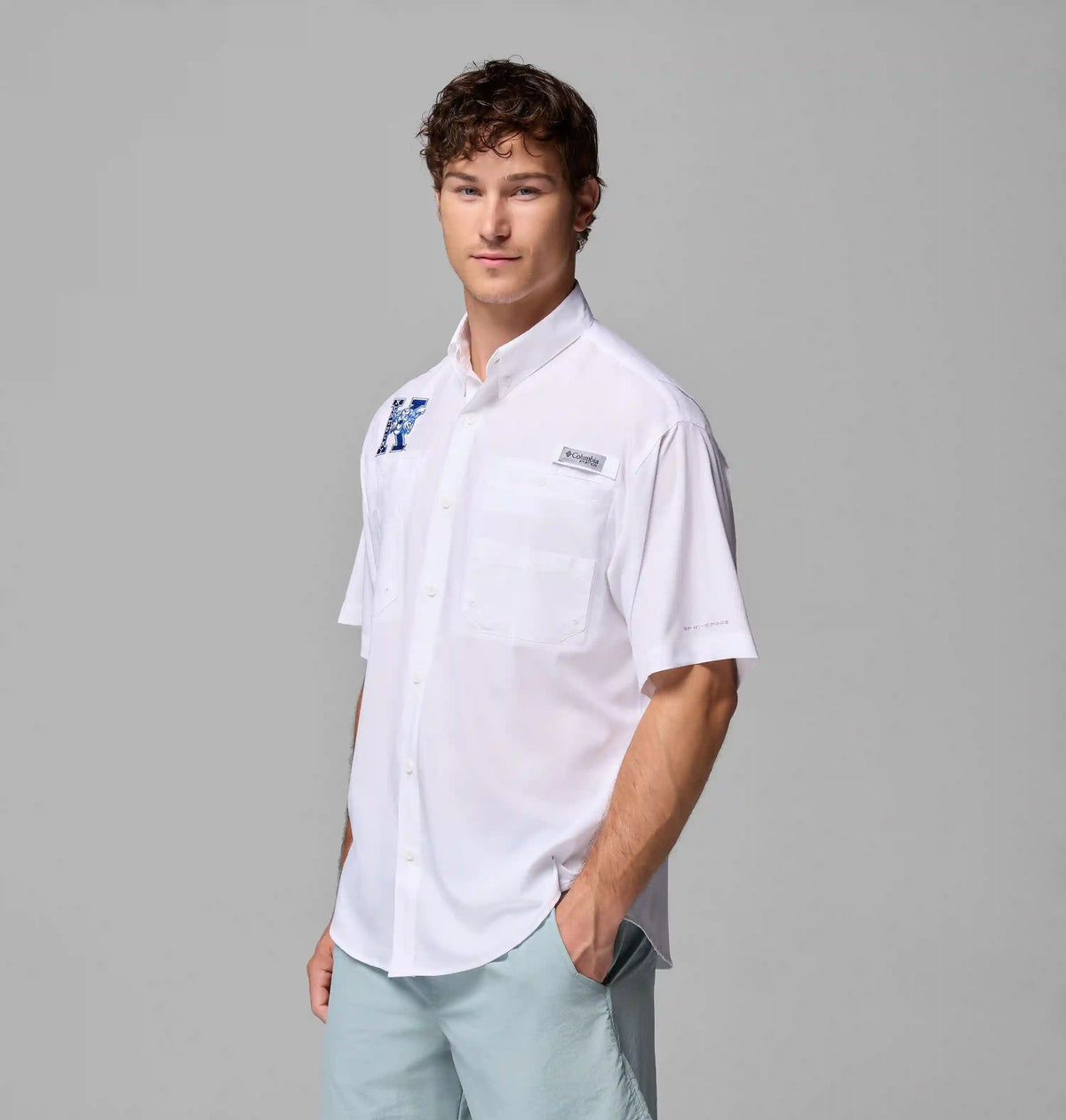 Men's Collegiate PFG Tamiami Short Sleeve Shirt - Kentucky