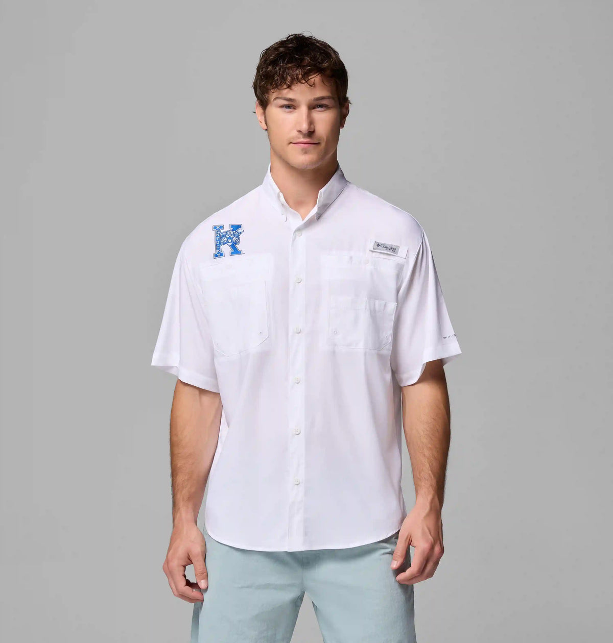 Men's Collegiate PFG Tamiami Short Sleeve Shirt - Kentucky