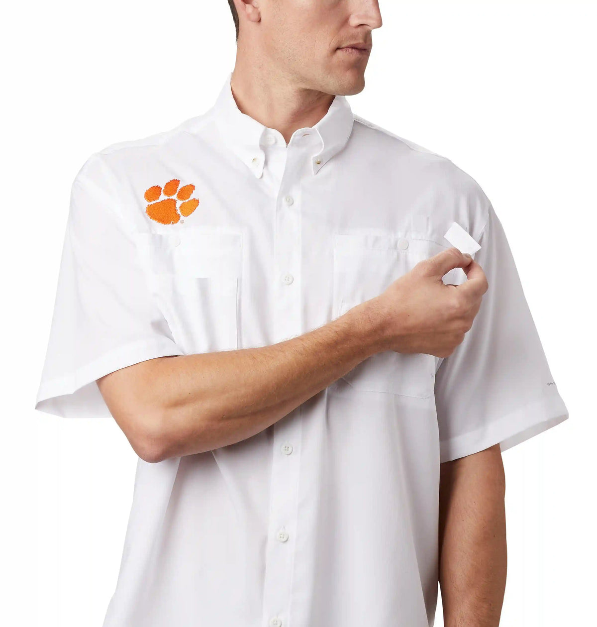 Men's Collegiate PFG Tamiami Short Sleeve Shirt - Clemson