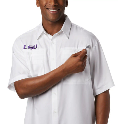 Men's Collegiate PFG Tamiami Short Sleeve Shirt - LSU