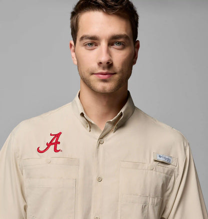 Men's Collegiate PFG Tamiami Short Sleeve Shirt - Alabama