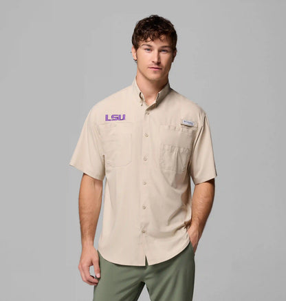 Men's Collegiate PFG Tamiami Short Sleeve Shirt - LSU