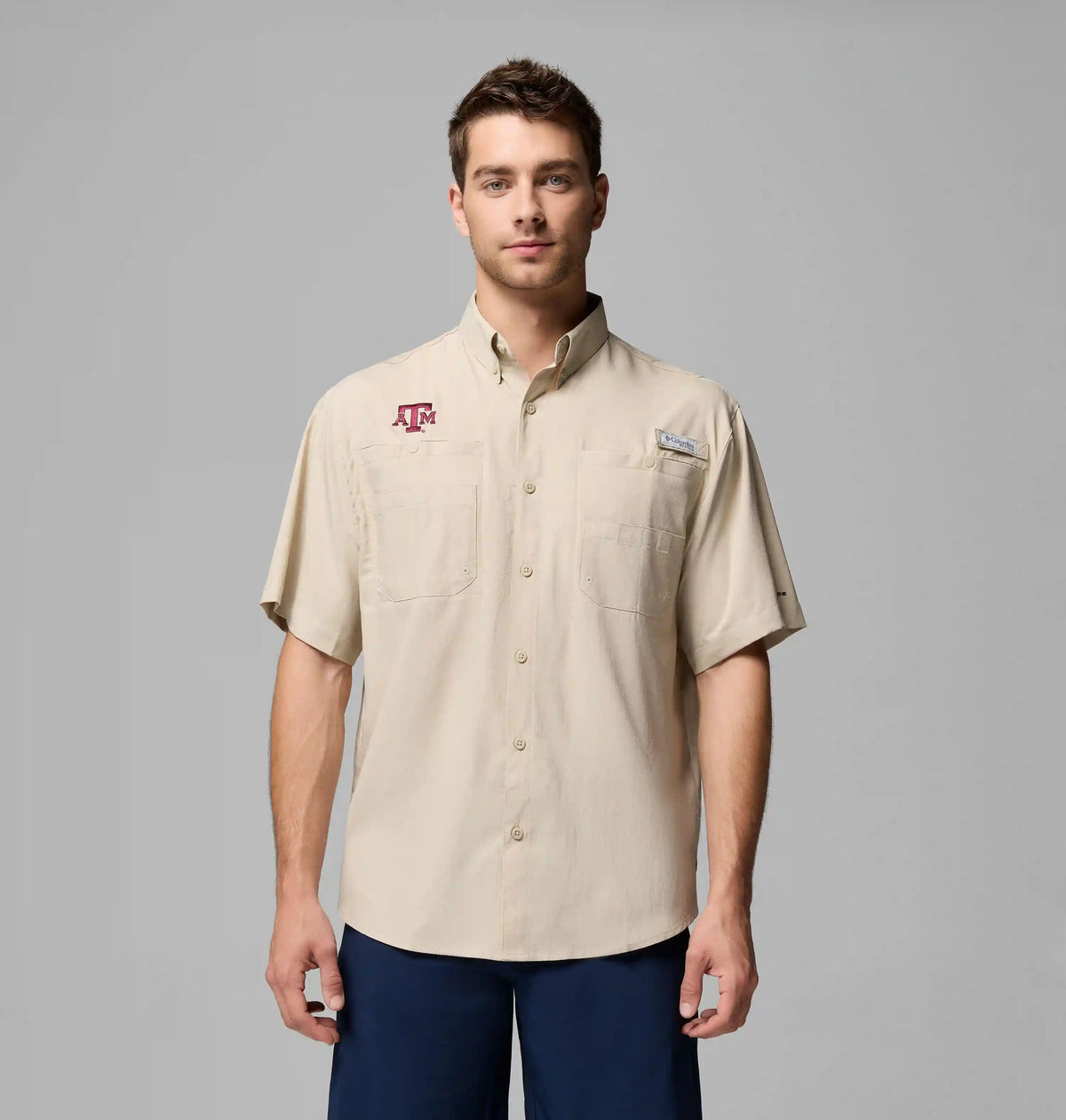 Men's Collegiate PFG Tamiami Short Sleeve Shirt - Texas A&M