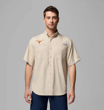 Men's Collegiate PFG Tamiami Short Sleeve Shirt - Texas