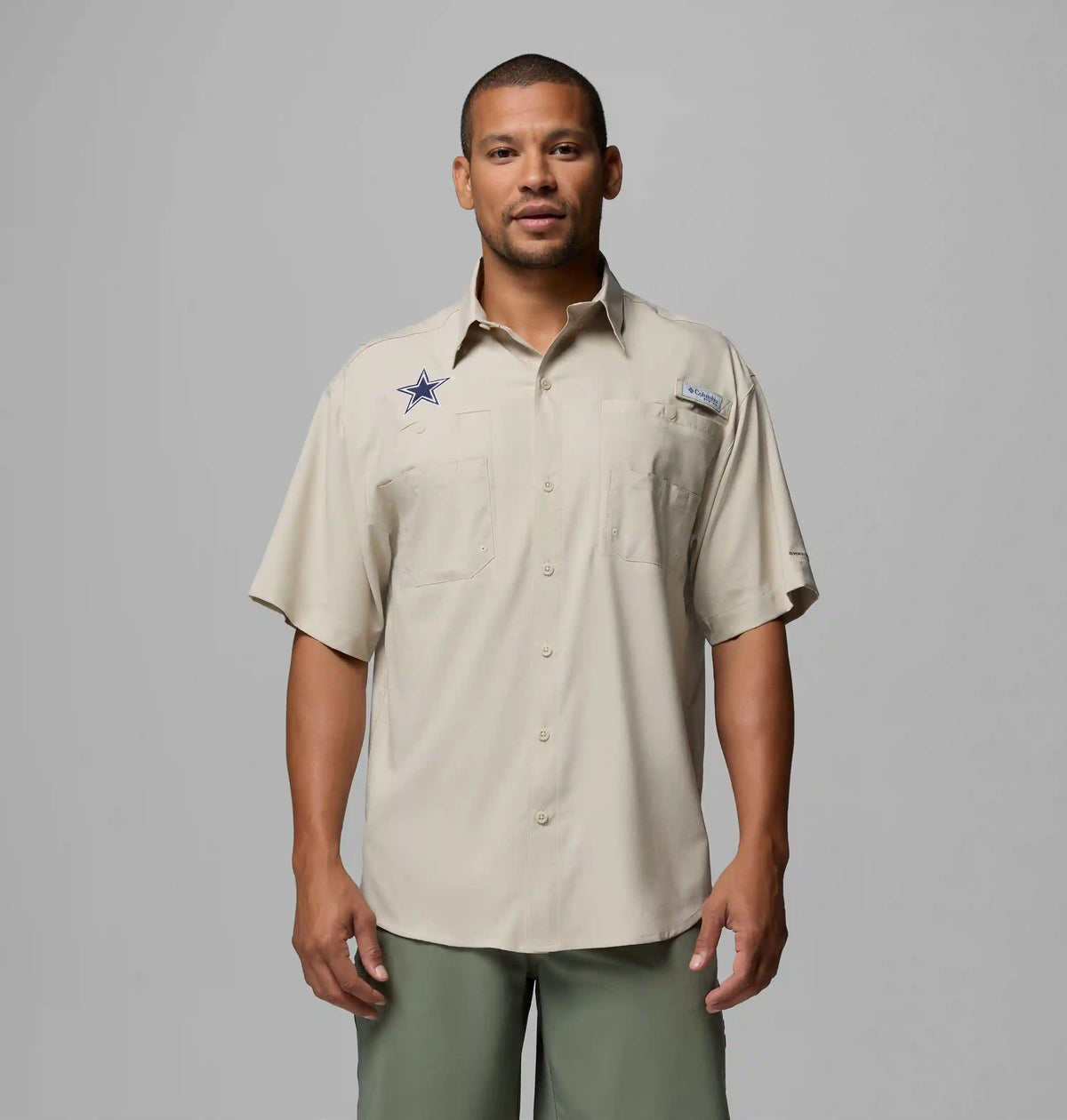 Men's PFG Tamiami Short Sleeve Shirt - Dallas Cowboys