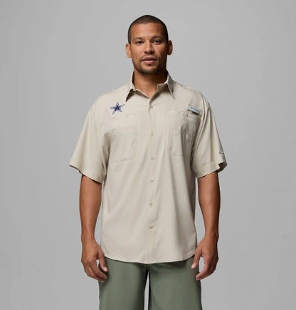 Men's PFG Tamiami Short Sleeve Shirt - Dallas Cowboys