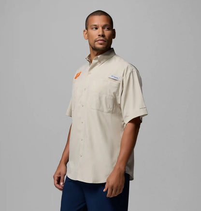 Men's Collegiate PFG Tamiami Short Sleeve Shirt - Clemson