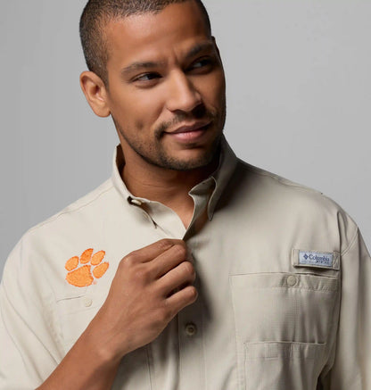 Men's Collegiate PFG Tamiami Short Sleeve Shirt - Clemson