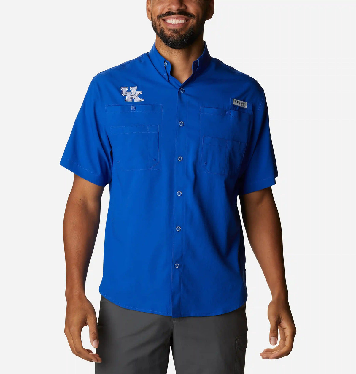Men's Collegiate PFG Tamiami Short Sleeve Shirt - Kentucky