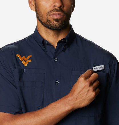 Men's Collegiate PFG Tamiami Short Sleeve Shirt - West Virginia
