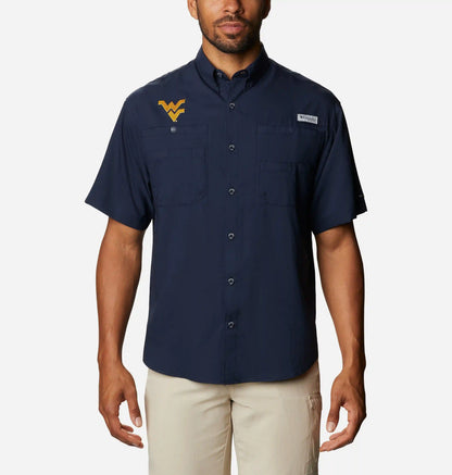 Men's Collegiate PFG Tamiami Short Sleeve Shirt - West Virginia