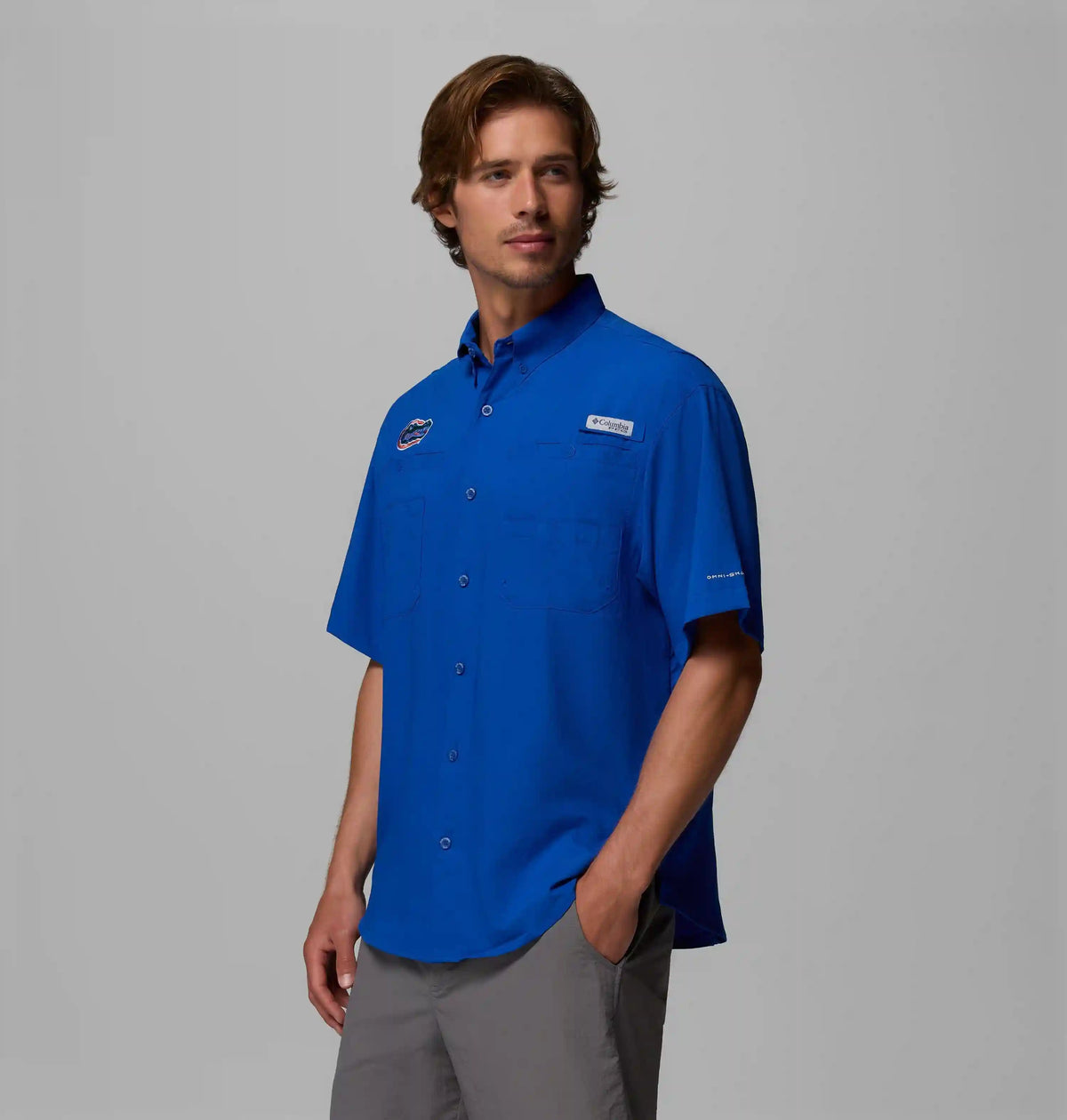 Men's Collegiate PFG Tamiami Short Sleeve Shirt - Florida