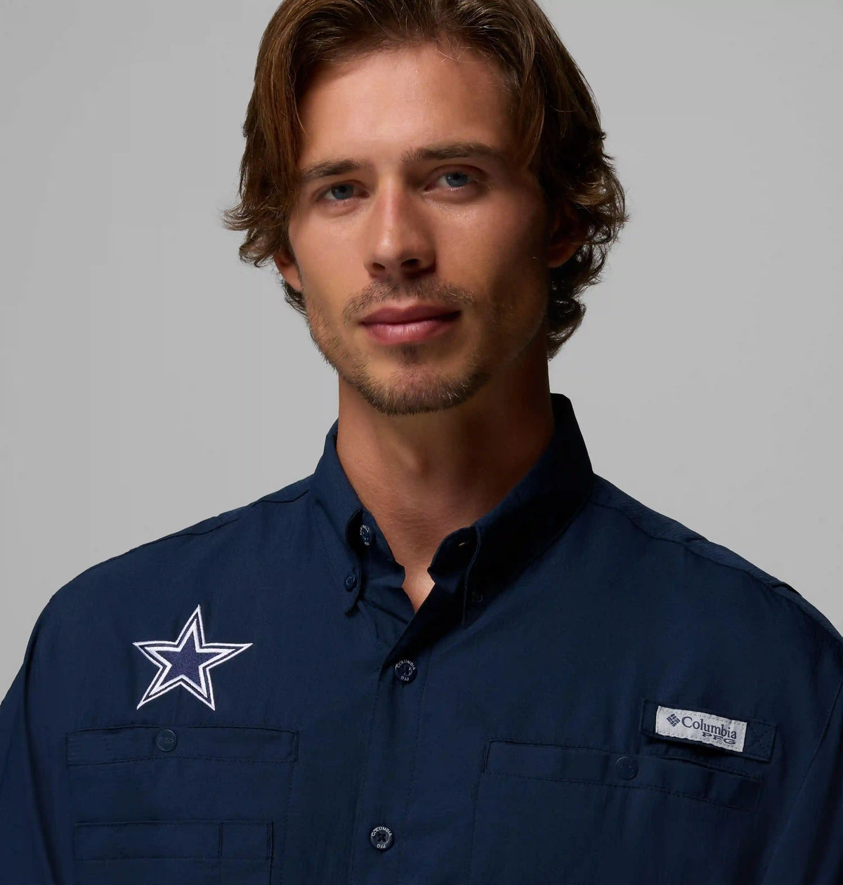 Men's PFG Tamiami Short Sleeve Shirt - Dallas Cowboys