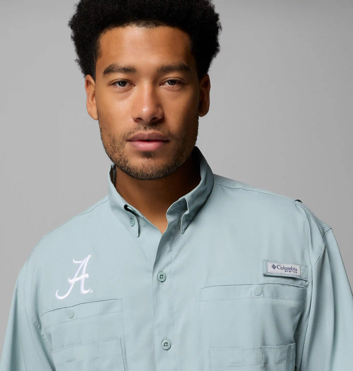 Men's Collegiate PFG Tamiami Short Sleeve Shirt - Alabama