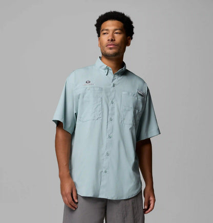 Men's Collegiate PFG Tamiami Short Sleeve Shirt - Georgia