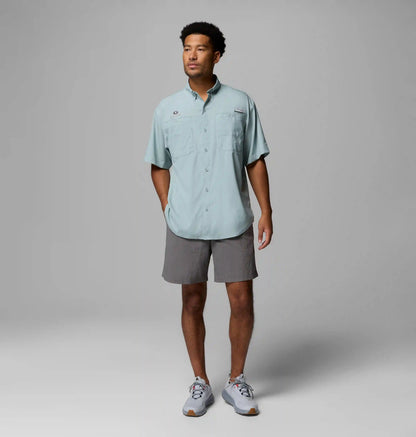 Men's Collegiate PFG Tamiami Short Sleeve Shirt - Georgia