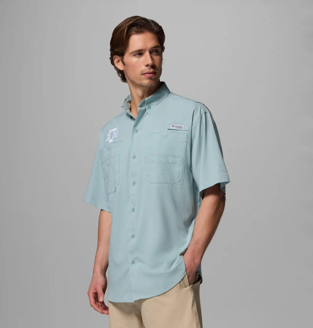 Men's Collegiate PFG Tamiami Short Sleeve Shirt - Texas A&M
