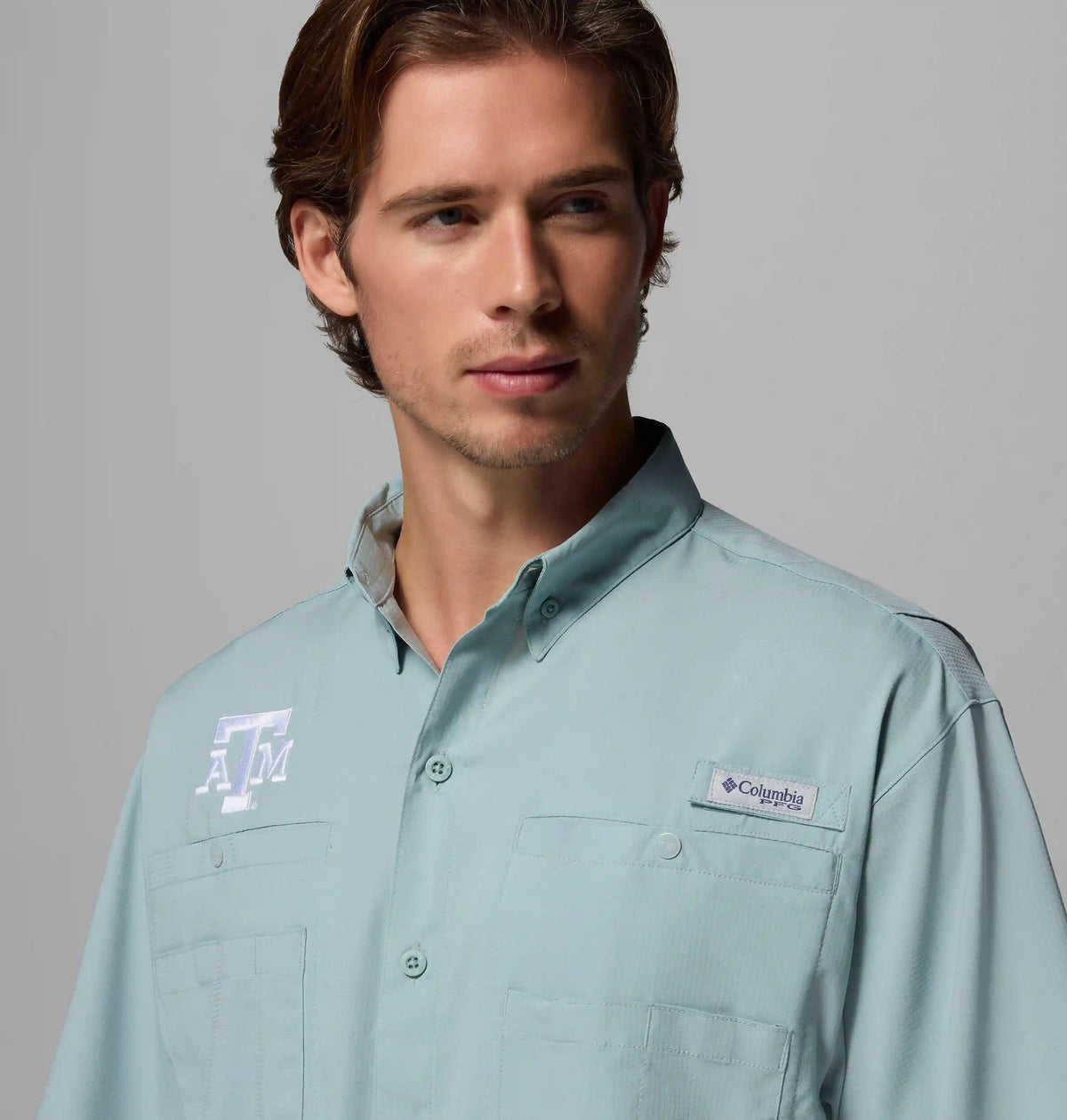 Men's Collegiate PFG Tamiami Short Sleeve Shirt - Texas A&M