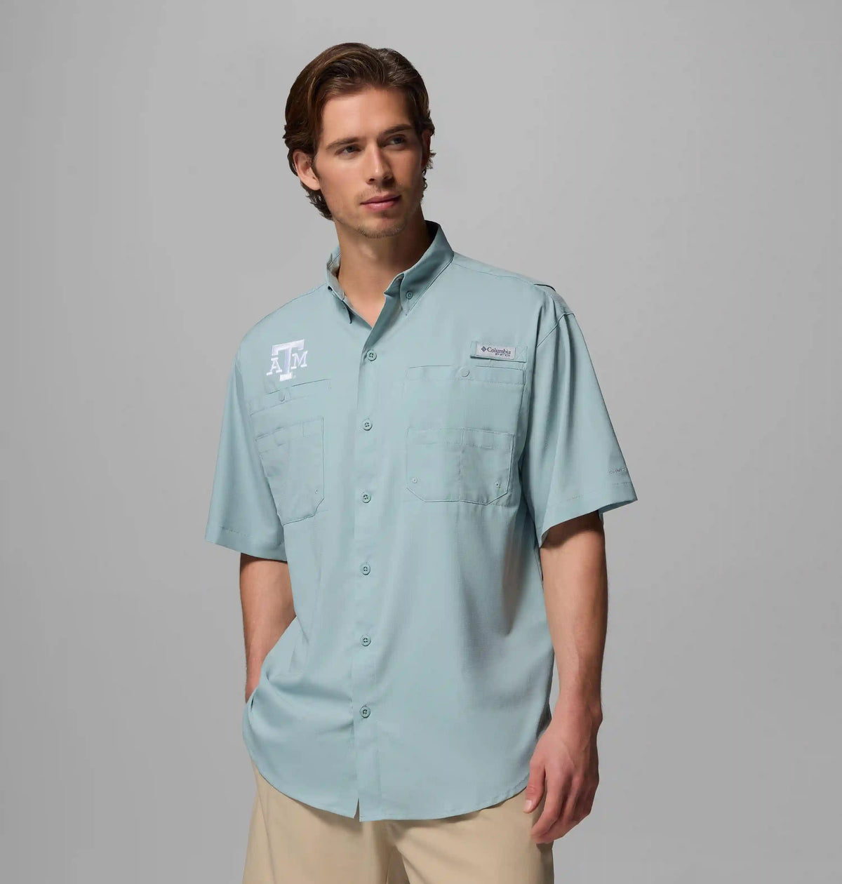 Men's Collegiate PFG Tamiami Short Sleeve Shirt - Texas A&M