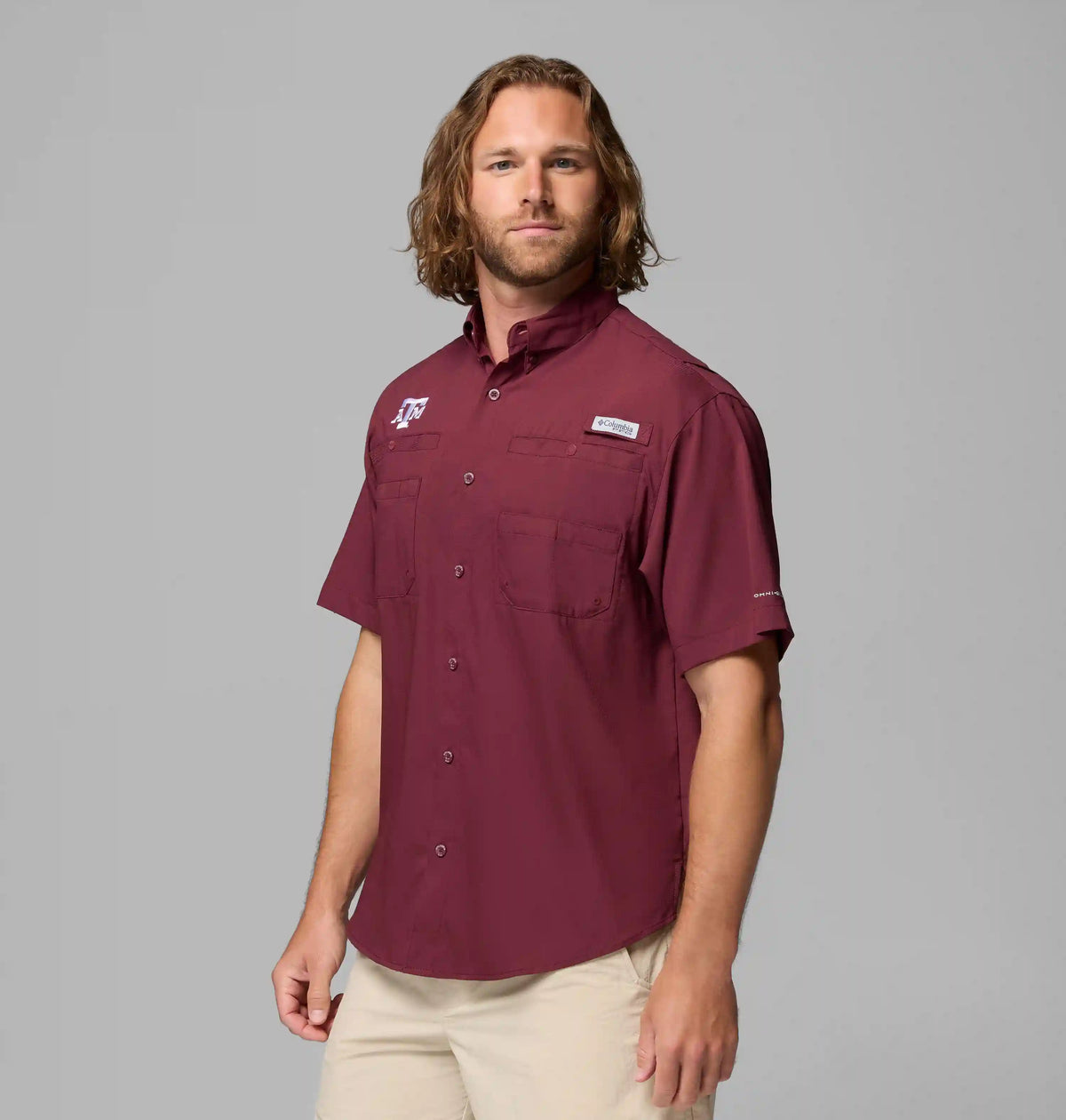 Men's Collegiate PFG Tamiami Short Sleeve Shirt - Texas A&M