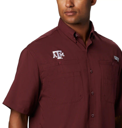 Men's Collegiate PFG Tamiami Short Sleeve Shirt - Texas A&M