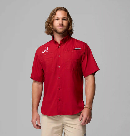 Men's Collegiate PFG Tamiami Short Sleeve Shirt - Alabama