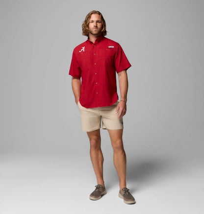 Men's Collegiate PFG Tamiami Short Sleeve Shirt - Alabama