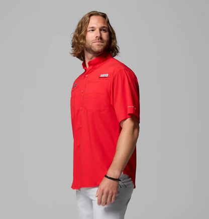 Men's Collegiate PFG Tamiami Short Sleeve Shirt - Georgia